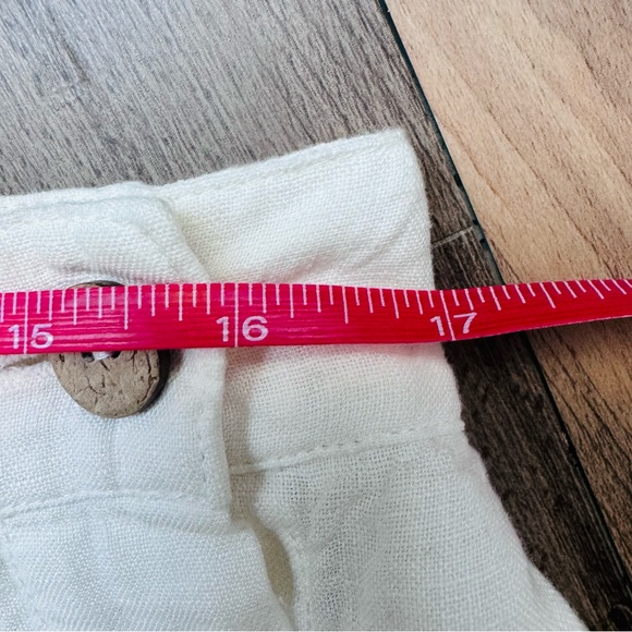 Rachel Zoe 100% Linen striped midi skirt size XL - Picture 4 of 7